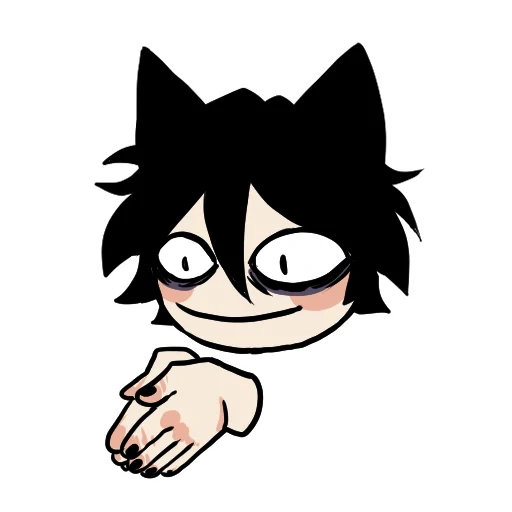 Edgy catboy sticker 5
