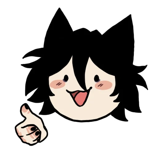 Edgy catboy sticker 50