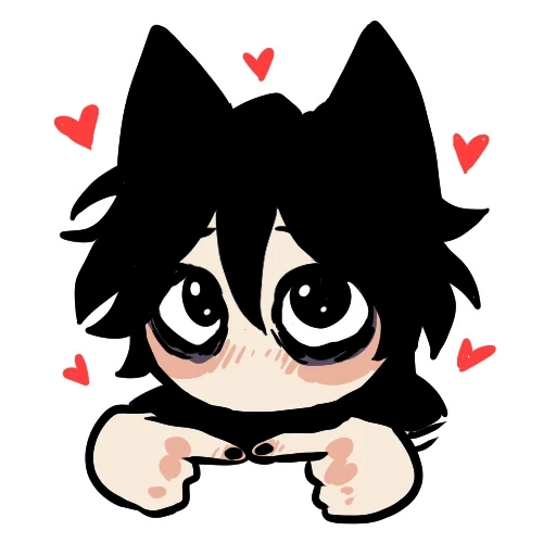 Edgy catboy sticker 8