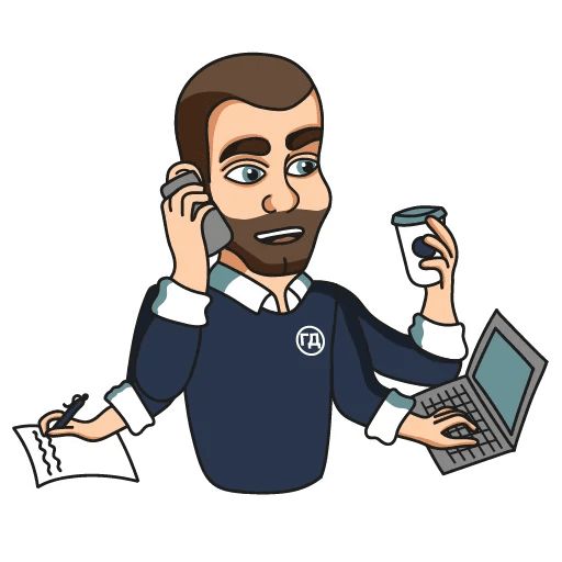 Генеральный директор sticker 7