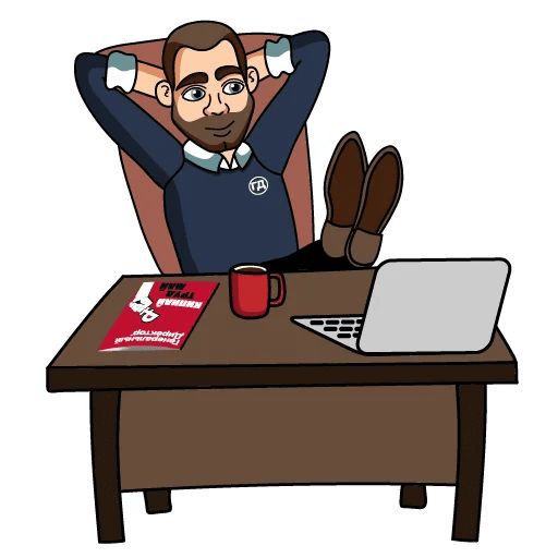 Генеральный директор sticker 8
