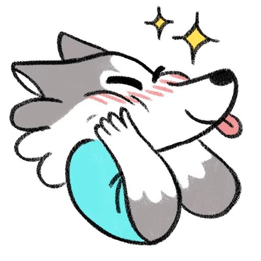 Frank The Wolf Telegram sticker pack