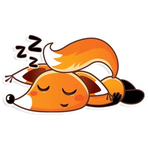 Ticky the Fox sticker 2