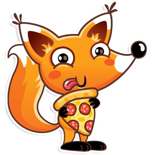 Ticky the Fox sticker 6