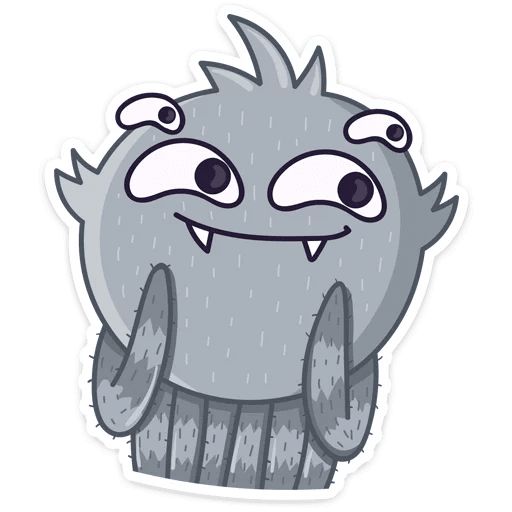 Паучок Фаззи :: @stickroom Telegram sticker pack