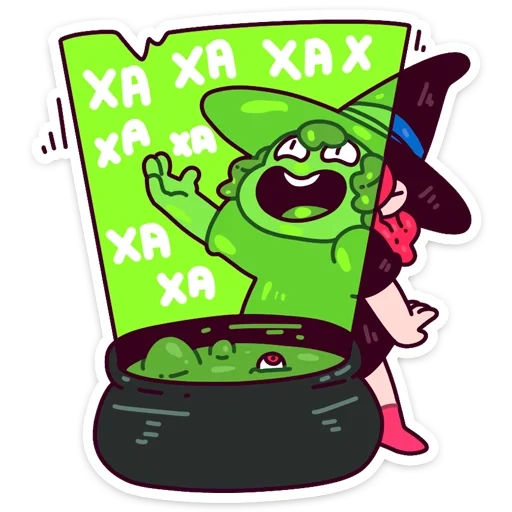 Имбирная ведьмочка :: @TgSticker sticker 5