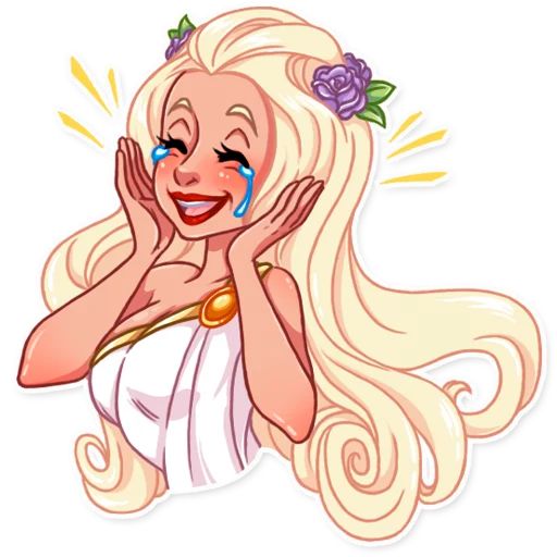 Влюбленная девушка Telegram sticker pack