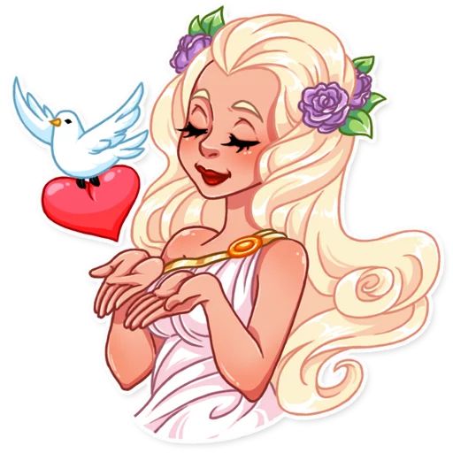 Влюбленная девушка sticker 19