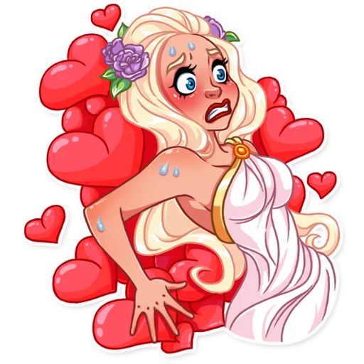 Влюбленная девушка sticker 21
