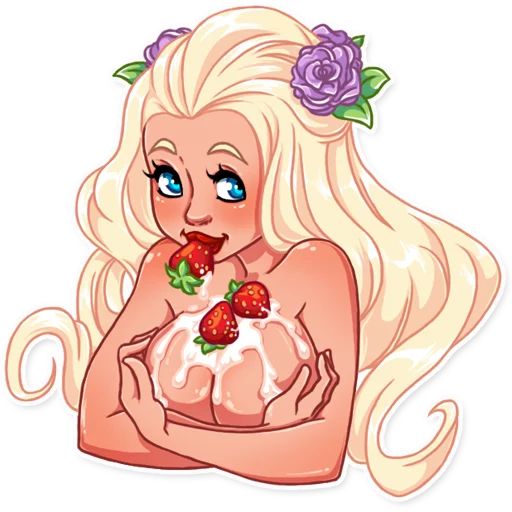 Влюбленная девушка sticker 23