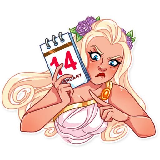 Влюбленная девушка sticker 24