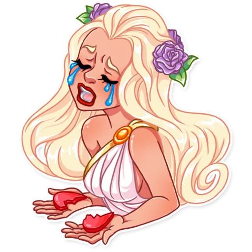 Влюбленная девушка sticker 26