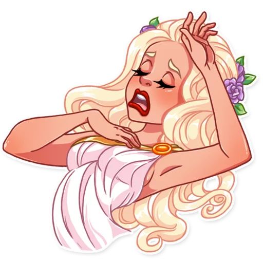 Влюбленная девушка sticker 32