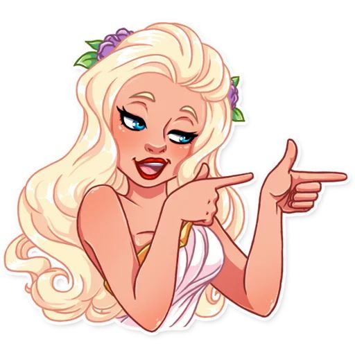 Влюбленная девушка sticker 35