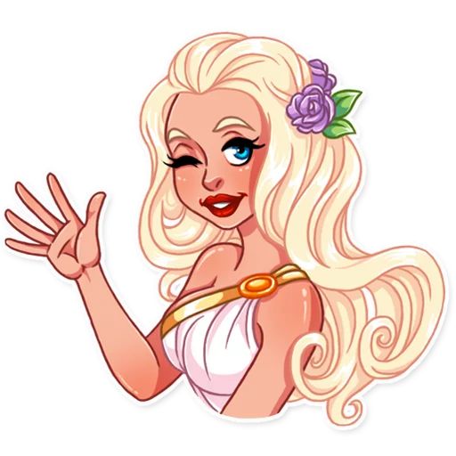 Влюбленная девушка sticker 5