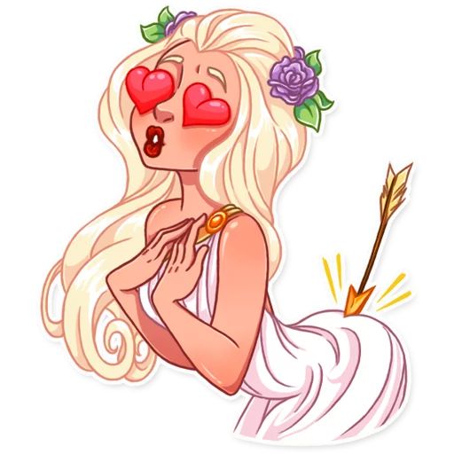 Влюбленная девушка sticker 8
