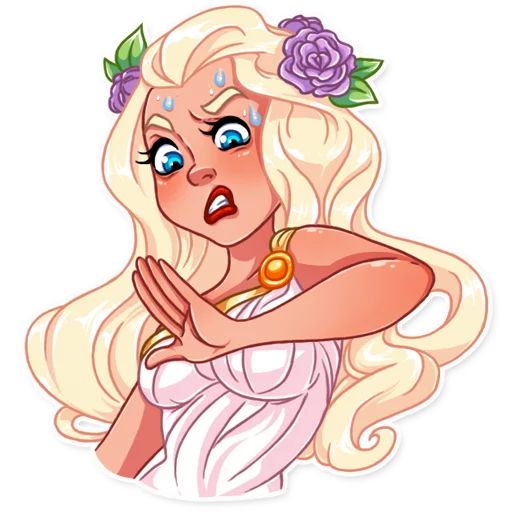 Влюбленная девушка sticker 10