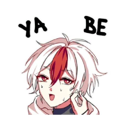 Expressive Boy sticker 25