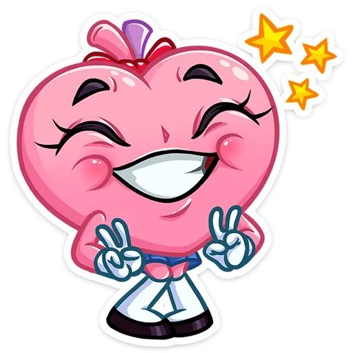 Сердце-чан :: @stickroom Telegram sticker pack