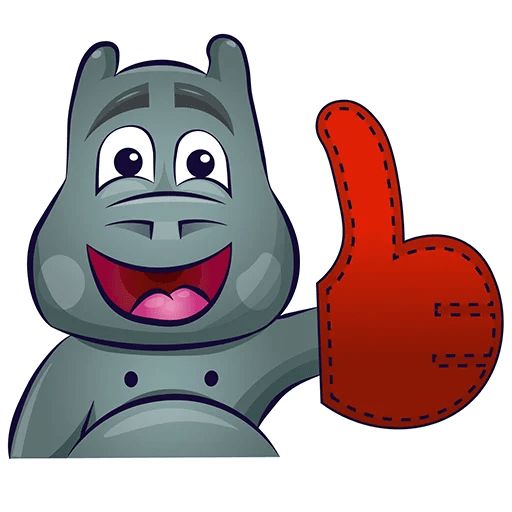 Бегемотик Там Telegram sticker pack