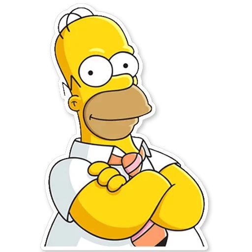 Homer Simpson sticker 2