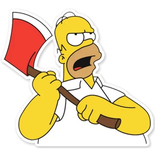 Homer Simpson sticker 16