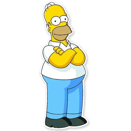 Homer Simpson sticker 3