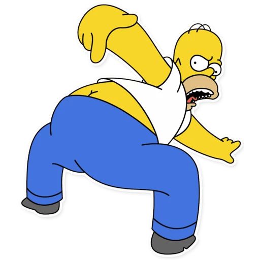 Homer Simpson sticker 24