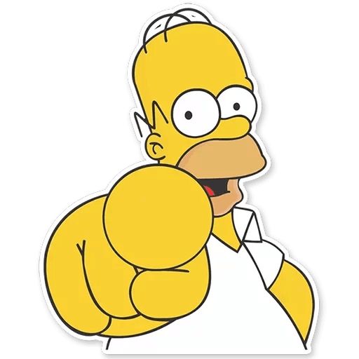 Homer Simpson sticker 4