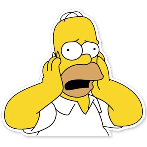 Homer Simpson sticker 5