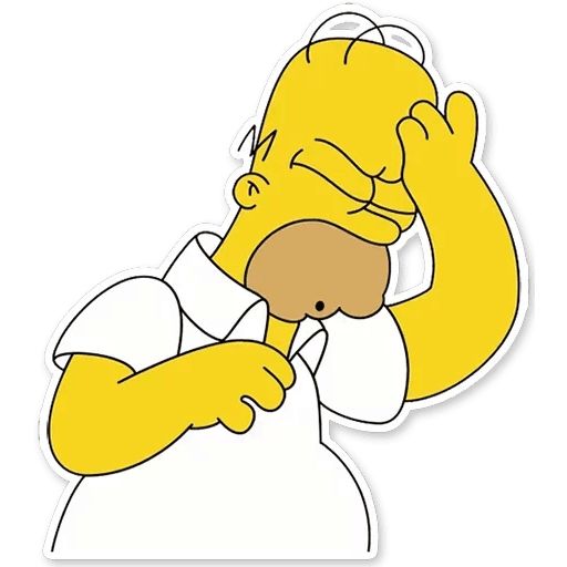 Homer Simpson sticker 7