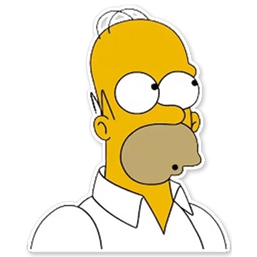 Homer Simpson sticker 8