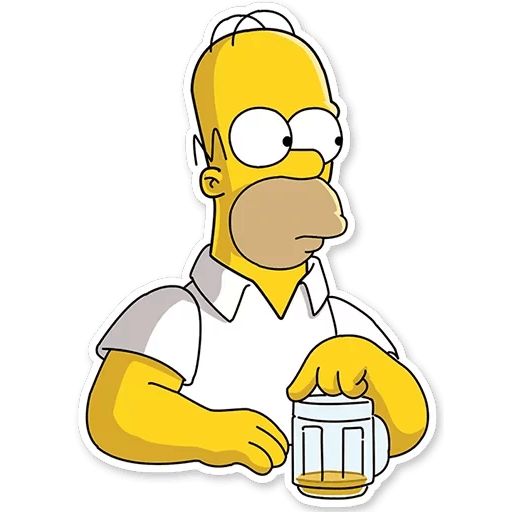 Homer Simpson sticker 10