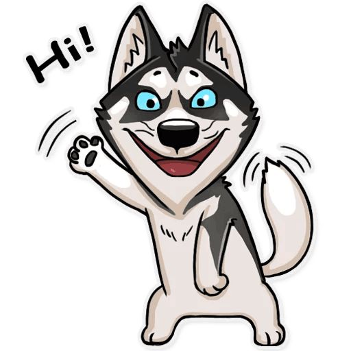 Husko Telegram sticker pack