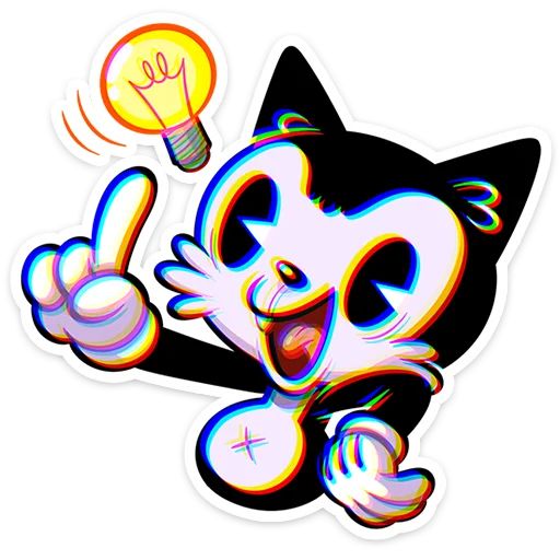 Кот Джо Илья Полутис, ВКонтакте Telegram sticker pack