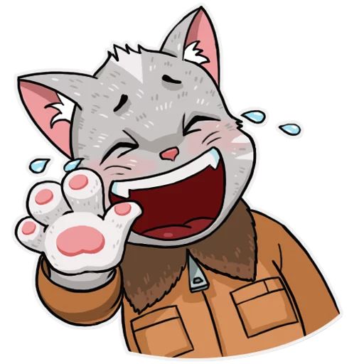 Kamikaze Cat Telegram sticker pack