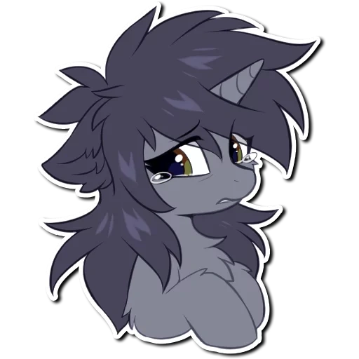 Kate the unicorn sticker 2