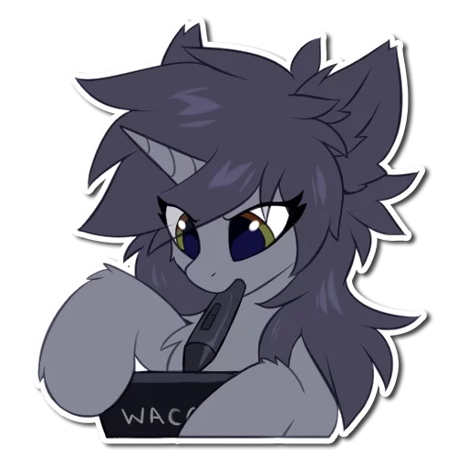 Kate the unicorn sticker 12