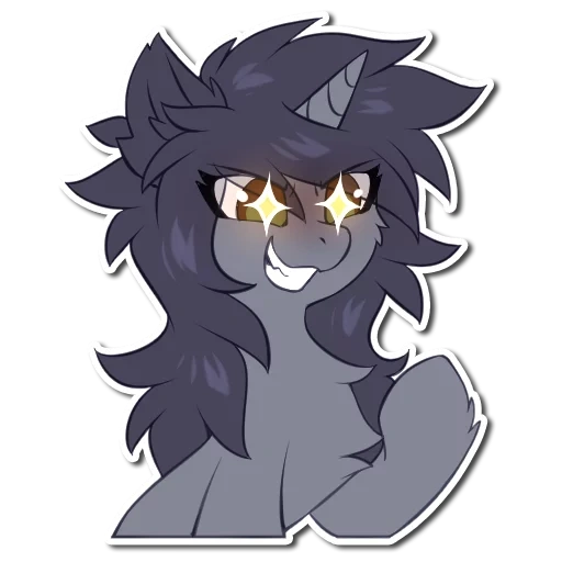 Kate the unicorn sticker 16