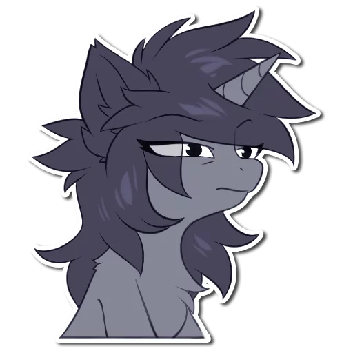 Kate the unicorn sticker 22