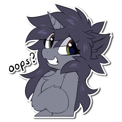 Kate the unicorn sticker 34