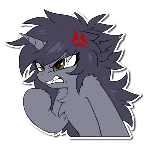 Kate the unicorn sticker 48