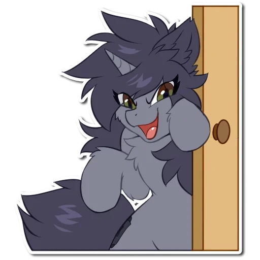 Kate the unicorn sticker 7