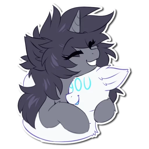 Kate the unicorn sticker 10