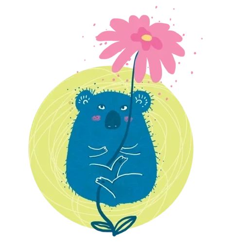 Будь спокоен, как коала Telegram sticker pack