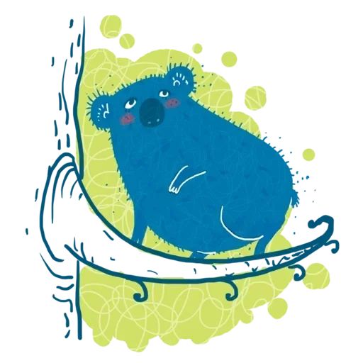 Будь спокоен, как коала sticker 2