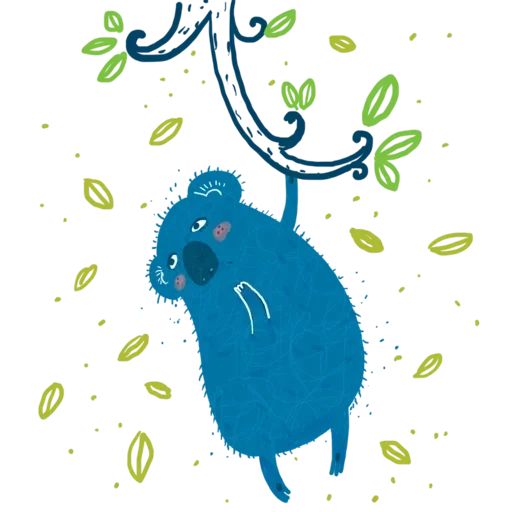 Будь спокоен, как коала sticker 3