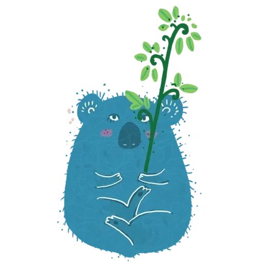 Будь спокоен, как коала sticker 6