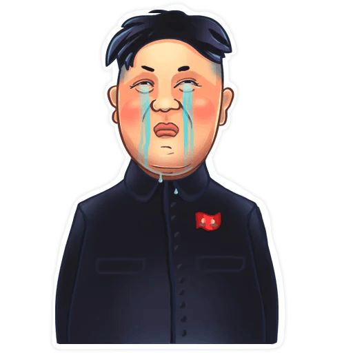 Kim Jong-un sticker 4