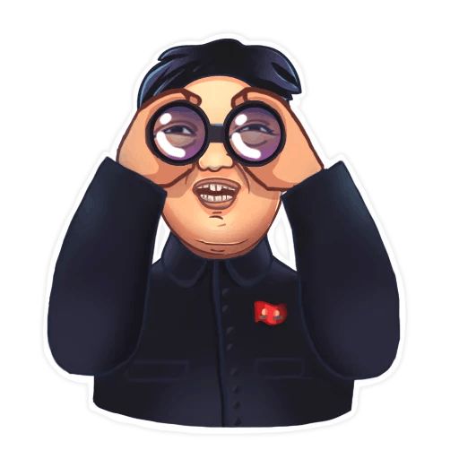 Kim Jong-un sticker 5